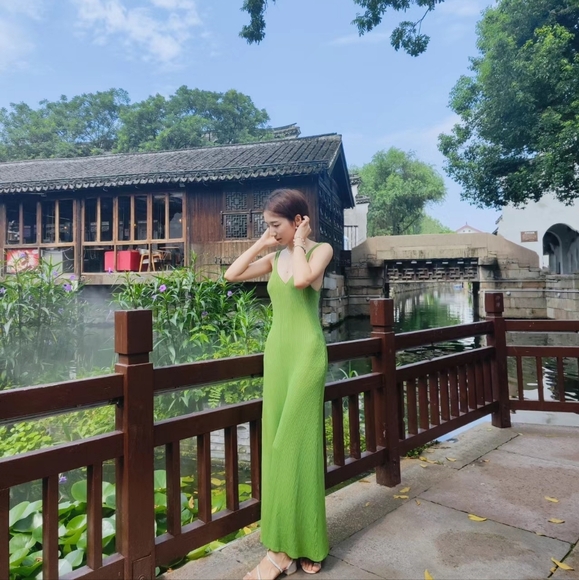 New Zara Knit Midi Dress 3471/033 - Picture 11 of 12